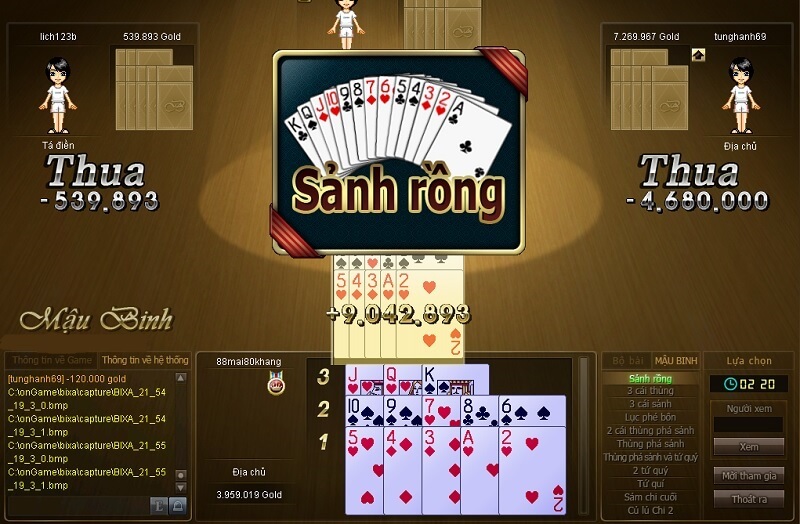 Sảnh rồng có bao nhiêu chi